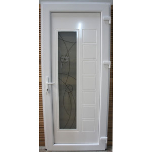 Porte PVC Anthracite Recto-Verso H218 x L96 | Fin de Chantier