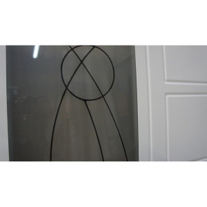 Porte PVC Anthracite Recto-Verso H218 x L96 | Fin de Chantier