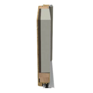 porte aluminium cintrée