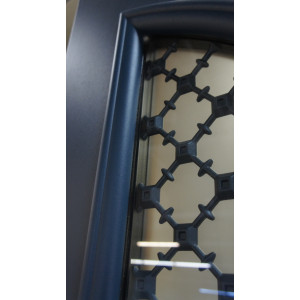 porte aluminium cintrée