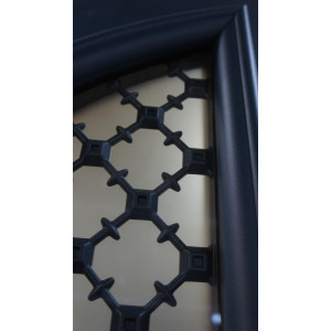 porte aluminium cintrée