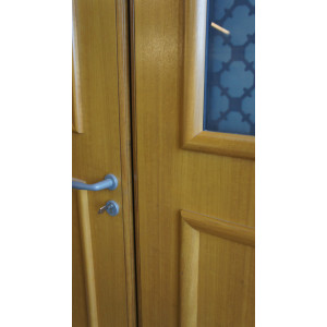 porte aluminium cintrée