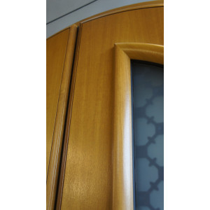 porte aluminium cintrée