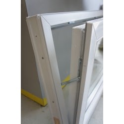 Châssis Abattant PVC Blanc H48 x L66 cm | Fin de Chantier