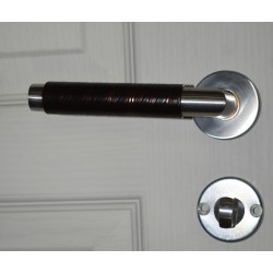 Poignée de Porte Intérieur Cuir Brun/Noir | Réf. 2073990