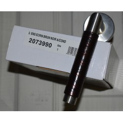 Poignée de Porte Intérieur Cuir Brun/Noir | Réf. 2073990