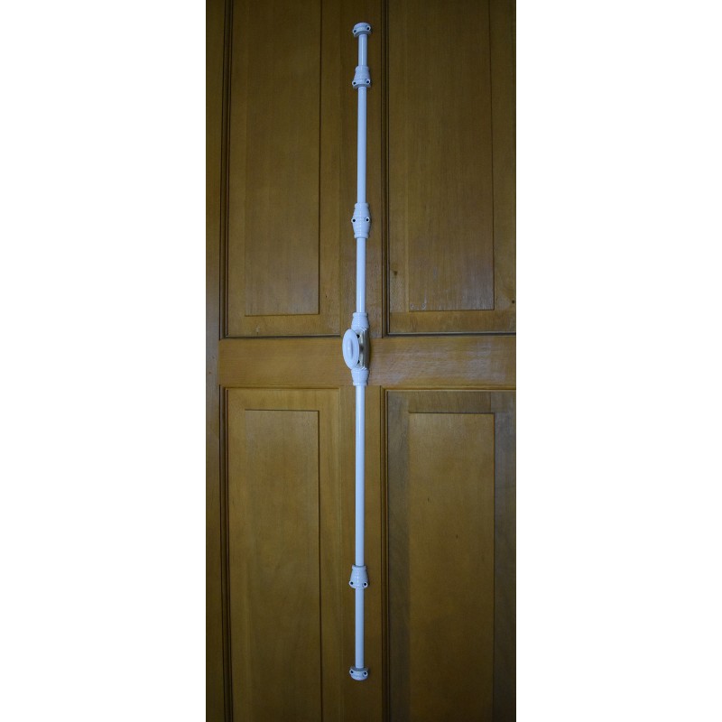 Crémone décorative blanche
