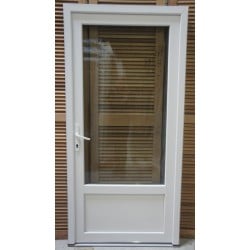 Porte PVC Blanc 1 Ouvrant 198x96 cm | Fin de Chantier