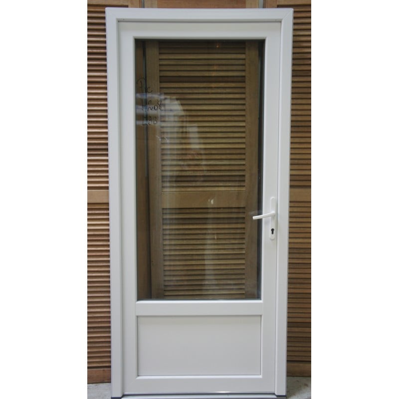 Porte 1 Ouvrant H208 x L96 cm | Double Vitrage | Réf MTU022