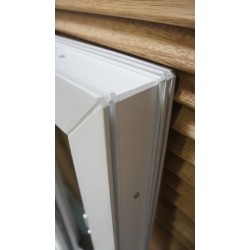 Fenêtre Coulissante PVC Blanc H98 x L126 cm | Double Vitrage