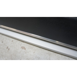 Porte Entrée PVC Anthracite Demi-Vitré H208 x L96 cm | Fin de Chantier