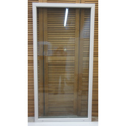 Châssis Fixe PVC Blanc H100 x L200 cm | Double Vitrage