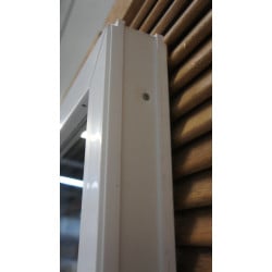 Châssis Fixe PVC Blanc H100 x L200 cm | Double Vitrage