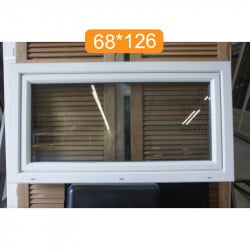 Châssis Abattant PVC Blanc H68 x L126 cm | Fin de Chantier