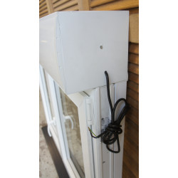 Fenêtre PVC Blanc + Volet Électrique H113 x L126 cm | Réf MTU161