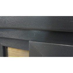 Fenêtre Coulissante Anthracite + Volet Électrique | H123xL186