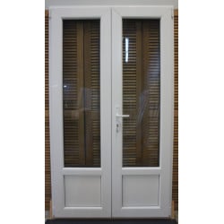 Porte-fenêtres pvc anthracite | soubassement