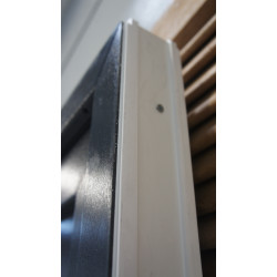 Porte-fenêtres pvc anthracite | soubassement