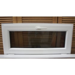 Châssis Abattant PVC Anthracite & Blanc 48x126 cm | Fin de Chantier