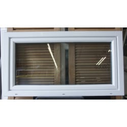 Châssis Abattant PVC Blanc H68 x L126 cm | Fin de Chantier