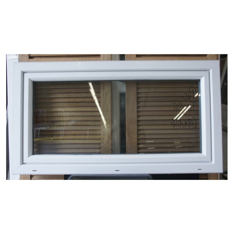 Châssis Abattant PVC Blanc H68 x L126 cm | Fin de Chantier