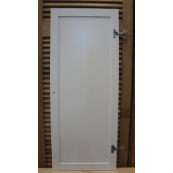 Porte de Placard Bois Blanc Laqué Satiné | H96xL39 cm