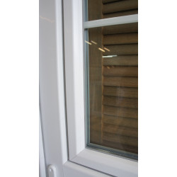 Porte Fermière PVC Blanc Vitrée Oscillo-Battante 208x96 | Fin de Chantier
