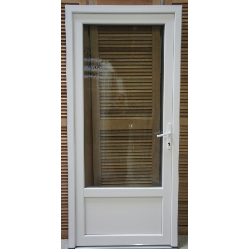 porte pvc blanc