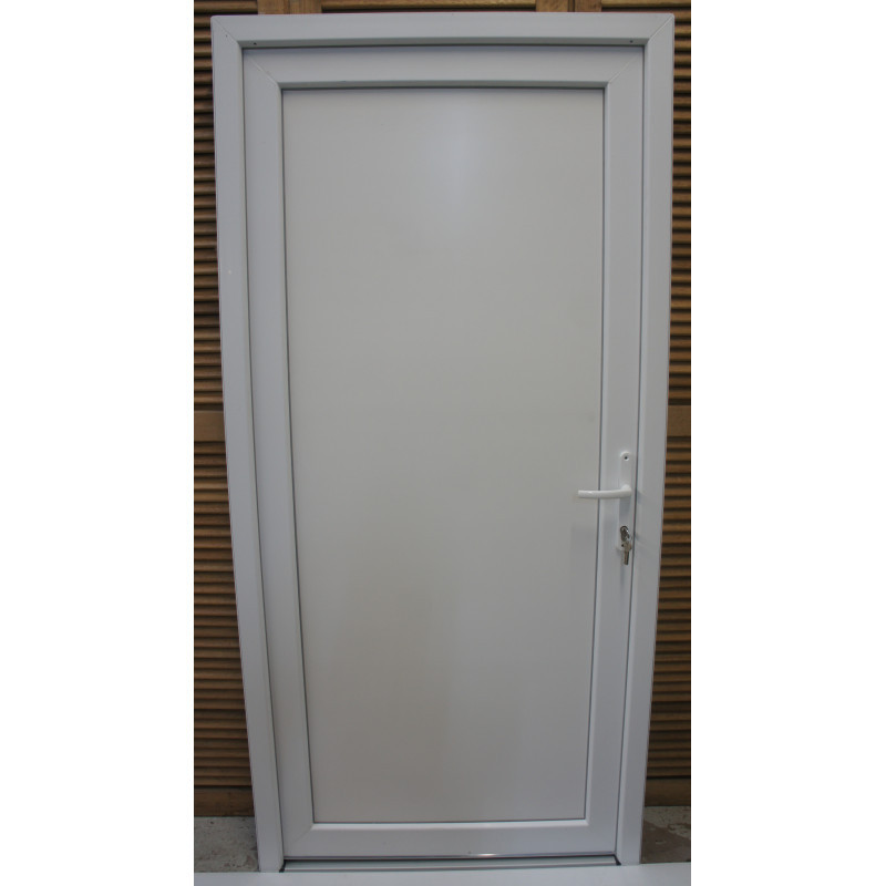 porte de service pvc blanc