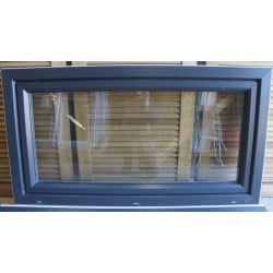 Châssis Abattant PVC Anthracite & Blanc 48x86 cm | Fin de Chantier