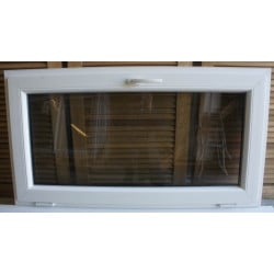Châssis Abattant PVC Anthracite & Blanc 48x86 cm | Fin de Chantier