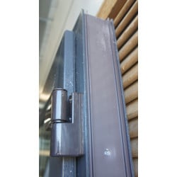 Porte PVC Anthracite Tiercée 210x125 cm - VOB990