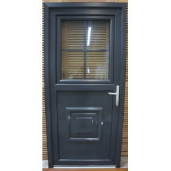 Porte Fermière PVC Anthracite 208x96 cm - MTU410