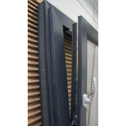 Porte Fermière PVC Anthracite 208x96 cm - MTU410
