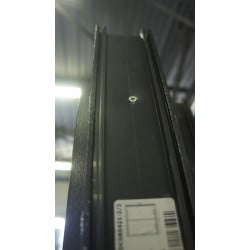 Baie vitrée coulissante pvc anthracite | fin de chantier