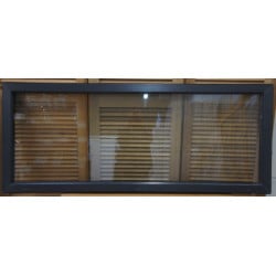 Châssis Fixe PVC Anthracite RAL 7016 H80 x L186 cm