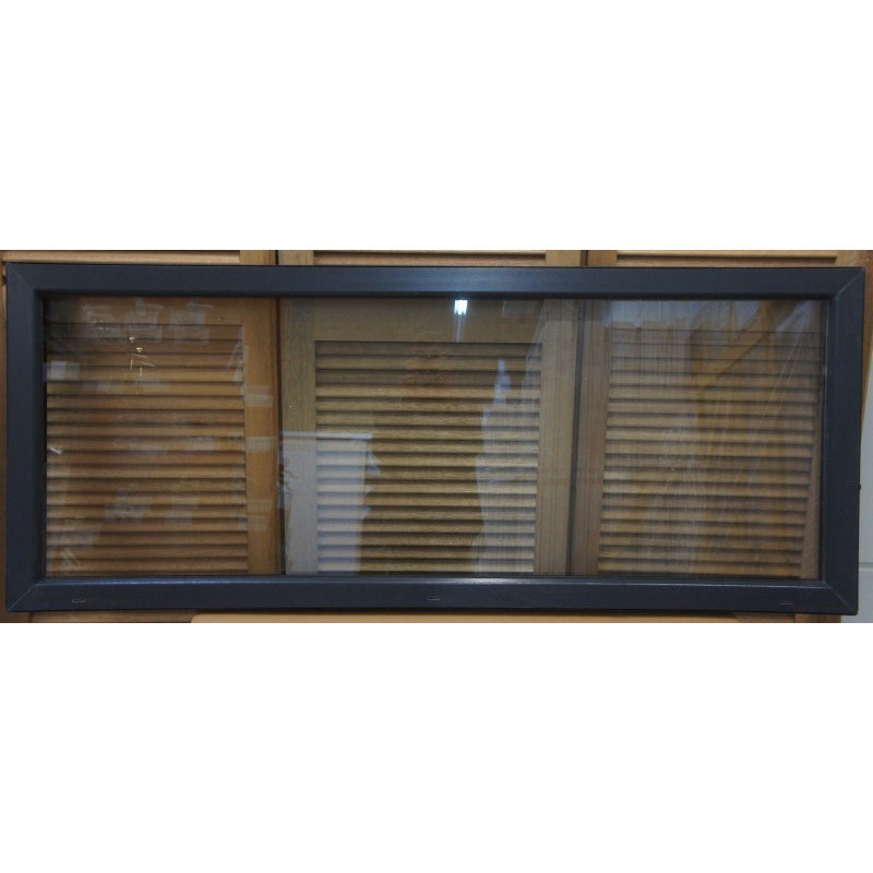 Châssis Fixe PVC Anthracite RAL 7016 H80 x L186 cm