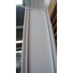 Porte d'Entrée PVC Tiercée 210x125 cm - Serrure Offerte