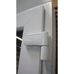 Porte d'Entrée PVC Tiercée 210x125 cm - Serrure Offerte