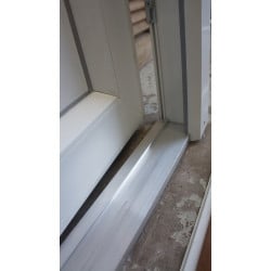 Porte PVC Vitrée avec Soubassement H210 x L105 | Fin de Chantier