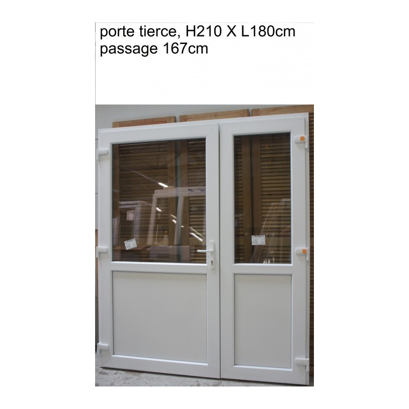 porte pvc  tierce grande largeur