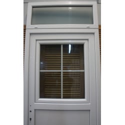 Imposte PVC Blanc pour Porte de 96 cm | H40 x L96 cm