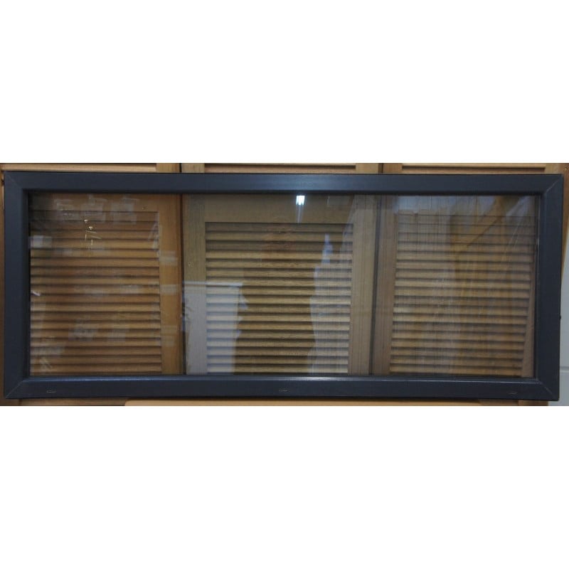Châssis Fixe PVC Anthracite Double Face H100 x L200 cm