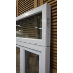 Imposte PVC Blanc pour Porte de 96 cm | H40 x L96 cm