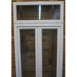 Imposte PVC Blanc pour Porte de 96 cm | H40 x L96 cm