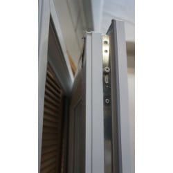 Porte PVC Blanc Demi-Vitrée 190x90 cm Double Vitrage | VOB936