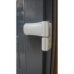 Porte PVC Anthracite Double Vitrage H218xL96 cm | Ref MTU710