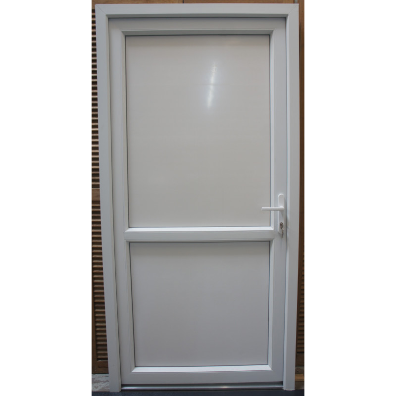 porte de service pvc blanc