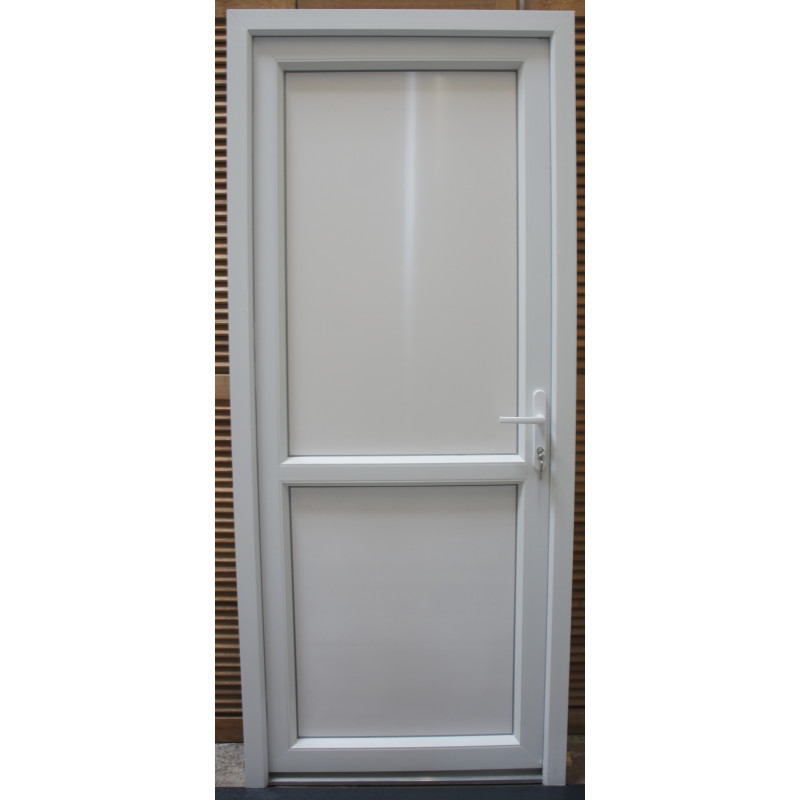 porte de service pvc blanc