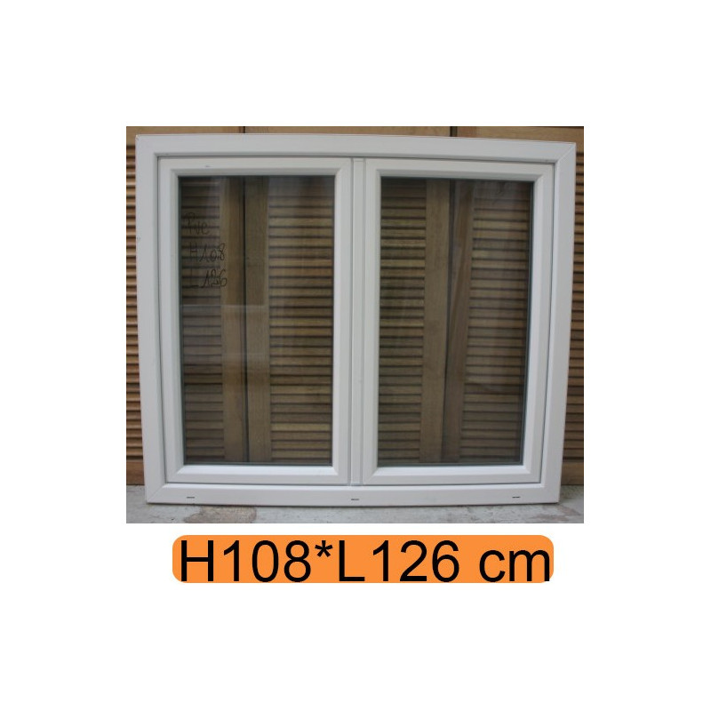 fenêtre PVC H108XL126